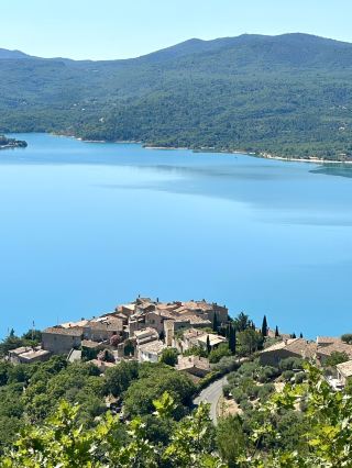 Boating in the Verdon Gorge — the turquoise lake water and spectacular gorges on both sides are breathtaking. Photos just don't do the visual impact justice.