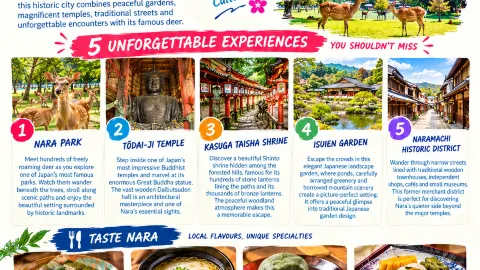 Welcome to Nara: Top Attractions, Unforgettable Stays & Travel Tips 🦌⛩️ Info + Links Below 👇 — traveler post in Kyoto