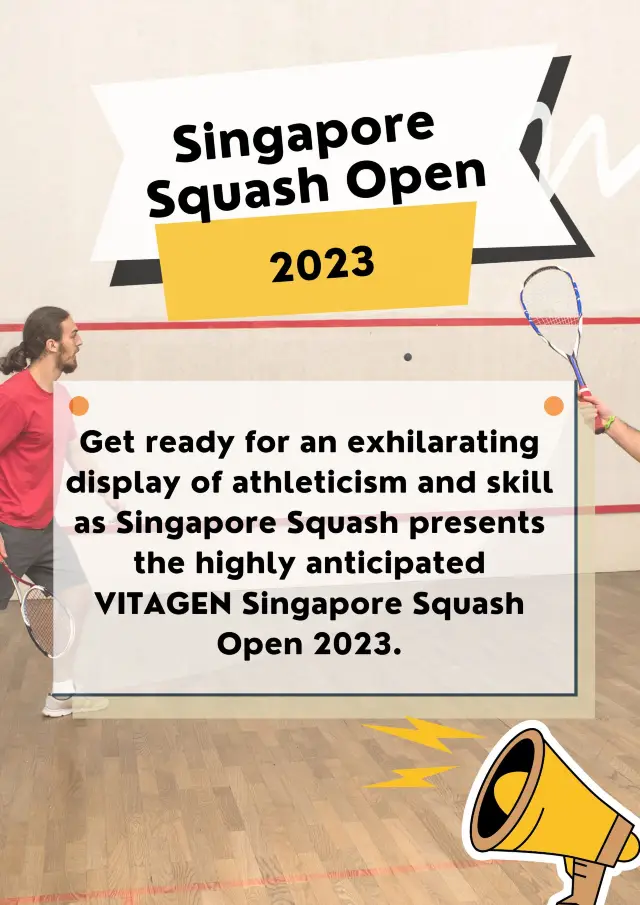 Singapore Squash Open 2023