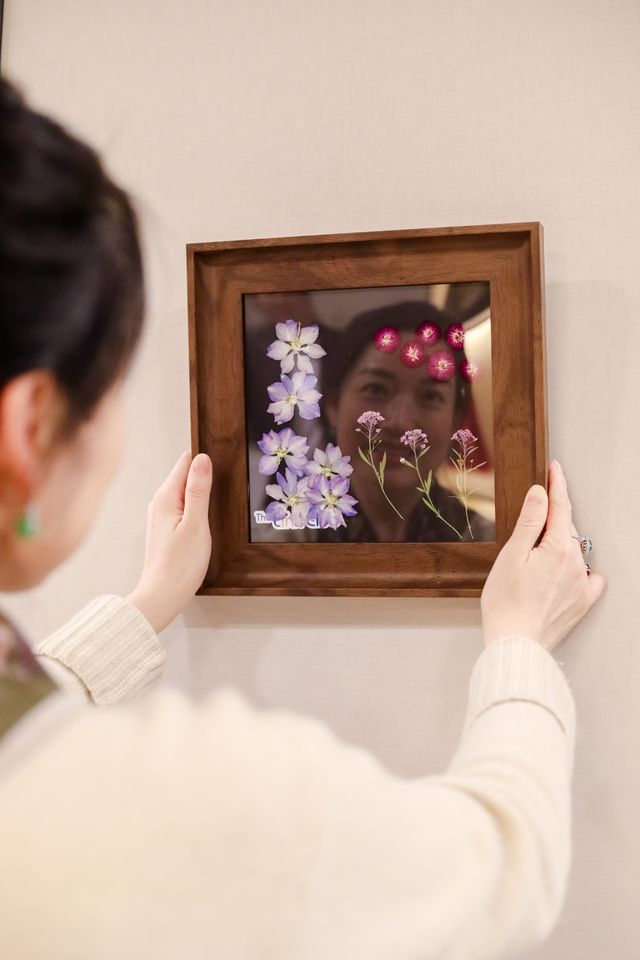 壓花相框DIY，一起封存美好