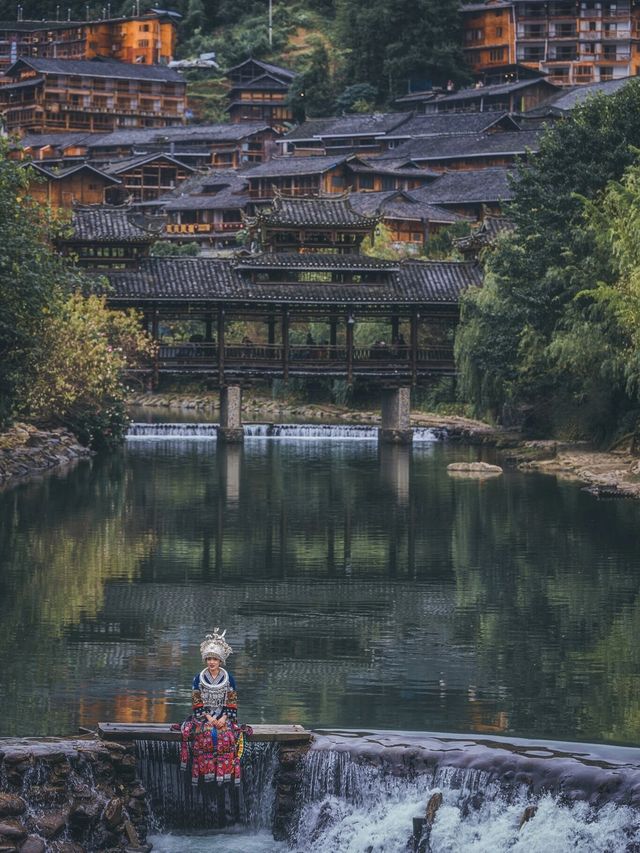 總要去一次貴州吧收藏千戶苗寨的日與夜|