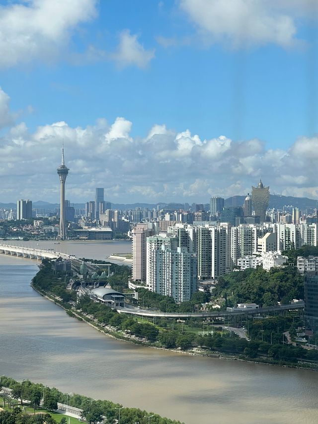 澳門煙花景海景複式三床房近橫琴口岸