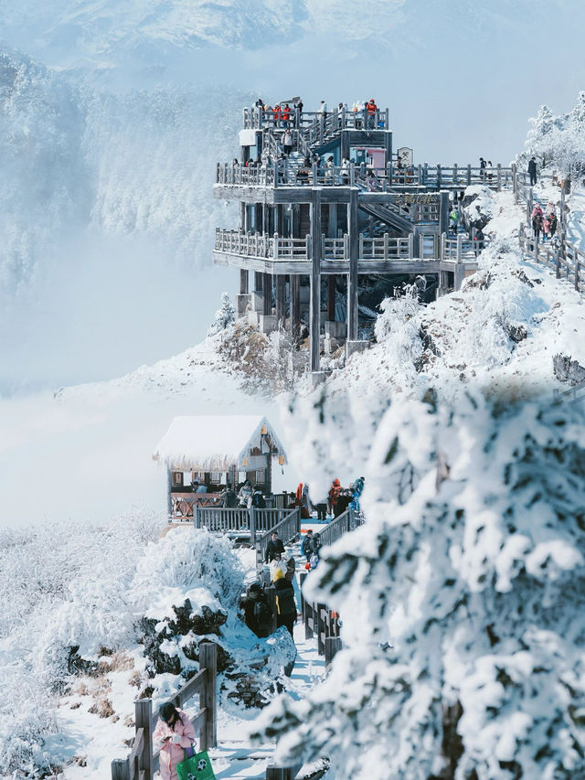 誰不愛西嶺雪山！