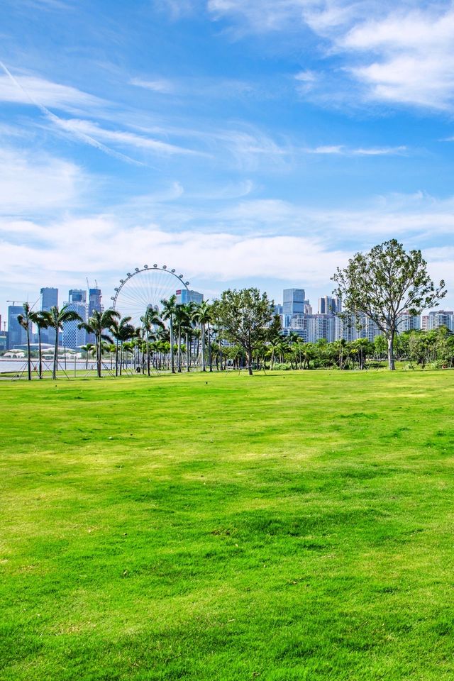 地鐵直達的海邊大草坪前海演藝公園攻略