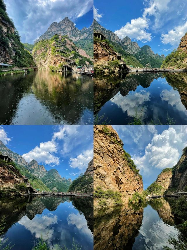 漫山花溪谷。