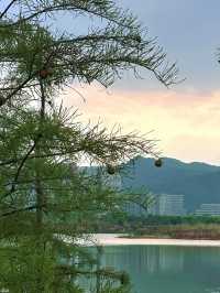 在廣州，離地鐵200米的大草坪沿湖碧道！