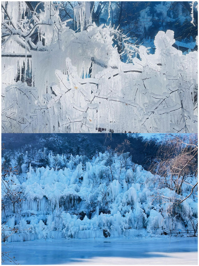 打卡九如山冰瀑布，解鎖濟南冬日奇觀