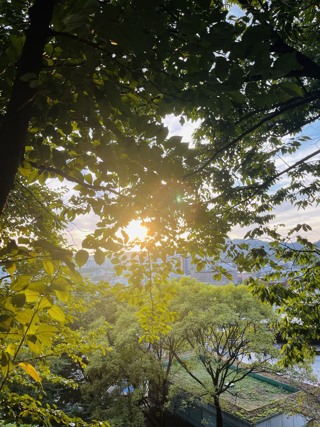 首爾駱山公園 | 看一場城市日落