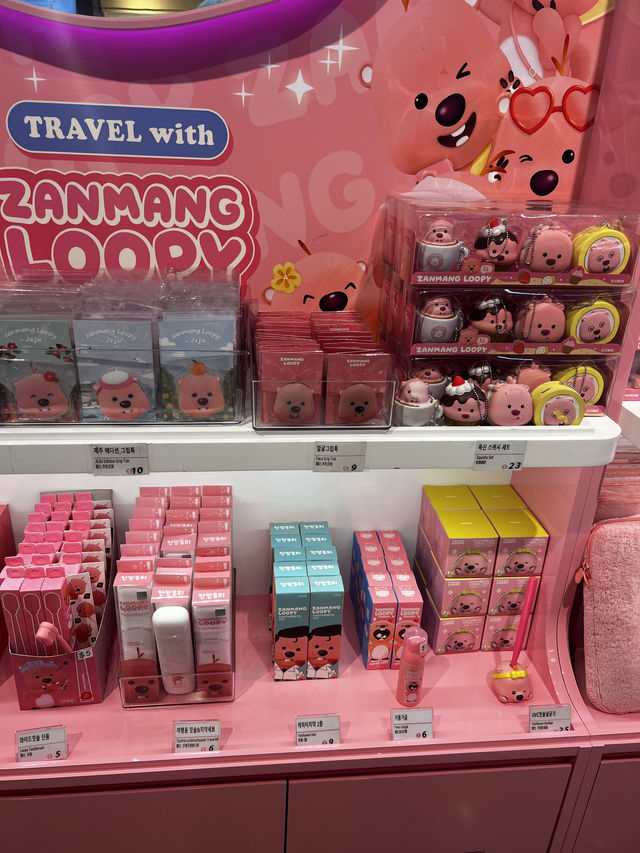 仁川空港T1免税店でLoopyグッズを満喫！伴手礼に最適なアイテムを探そう！