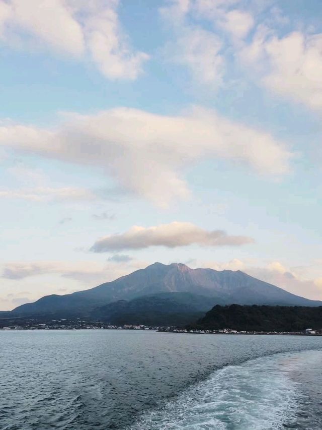 壯麗的櫻島