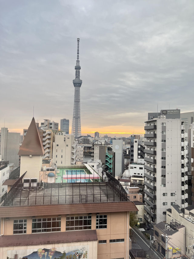東京淺草必住 | 淺草星野酒店，邂逅晴空塔之美🌆