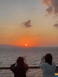 🚢香港出發·分享台灣海峽的超美日落🌅