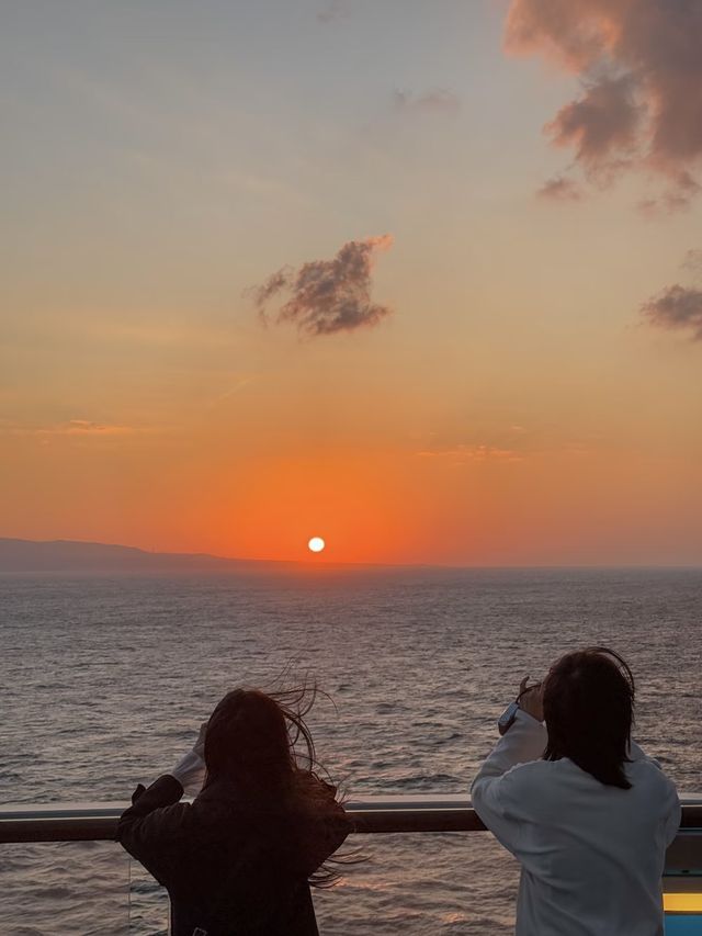 🚢香港出發·分享台灣海峽的超美日落🌅