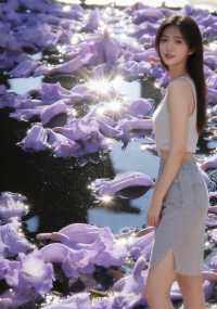 文廟前的藍花楹｜春末夏初的紫色約定