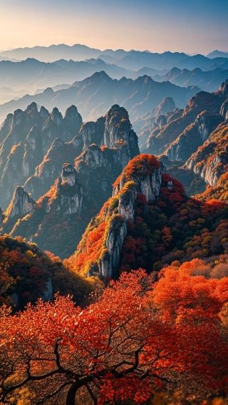 가을에 낭야산으로 떠나 붉은 단풍과 영웅의 시적인 만남을 경험하세요