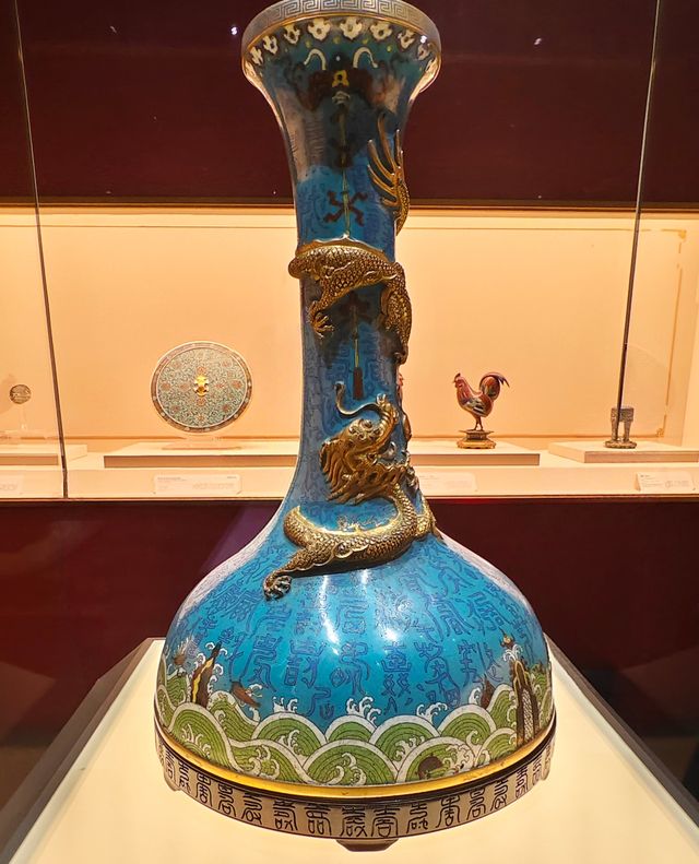上海博物館（人民廣場館）的掐絲琺瑯美到窒息
