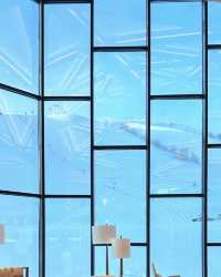 禾木假日酒店,完美的ski in ski out