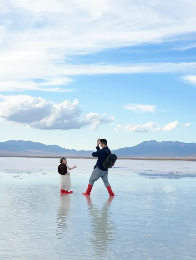 大西北第一站｜茶卡鹽湖親子行Plog