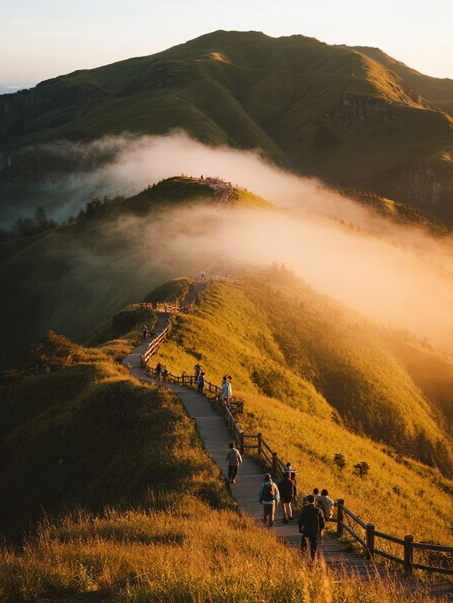 冬季親子省力版!武功山輕徒步攻略帶娃也輕鬆 冬季親子省力版!武功山輕徒步攻略帶娃也輕鬆