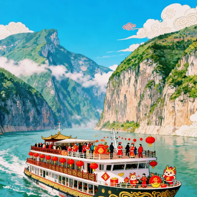 New Ways to Celebrate the Spring Festival! Cruise the Three Gorges and Spend a Unique Chinese New Year on the River!