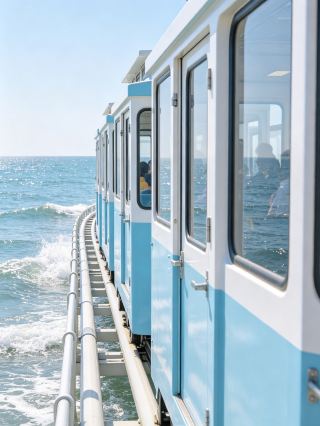 I made a special trip to Tianjin just for this seaside mini train!
