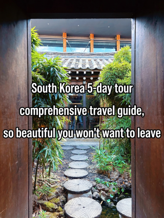 한국 5일 여행, 초보자도 그대로 따라 하면 되는 완벽 가이드