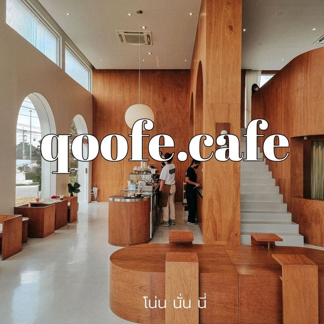 qoofe.cafe คาเฟ่มินิมอลเกาหลี เกาใจที่สระบุรี