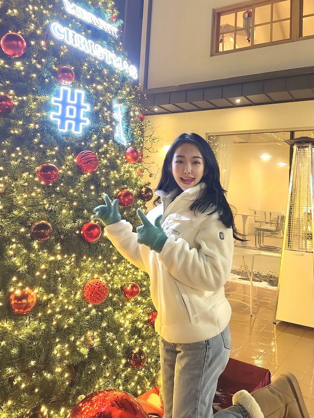 🎄대형트리 맛집 청주 성안길 원탑 카페 #1