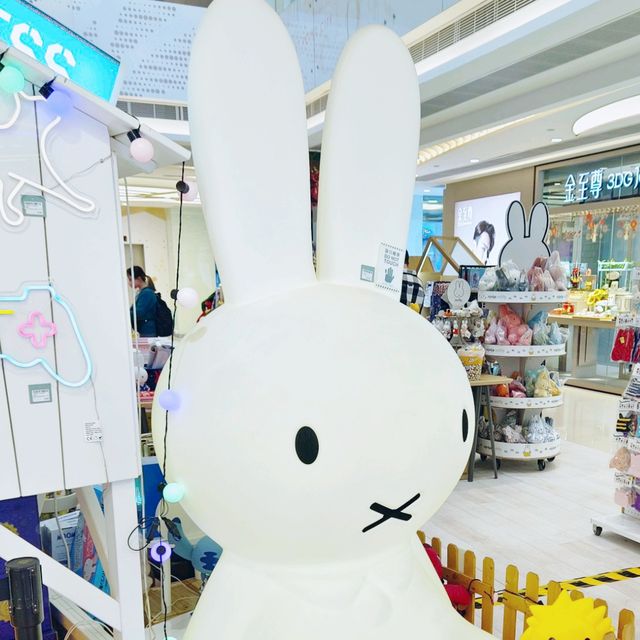 萌萌兔在東港城 , 跳躍迎春！打卡外 , 還可買花！