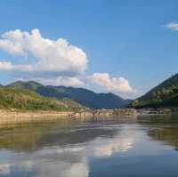 นั่งเรือช้าไปปากแบ่ง 