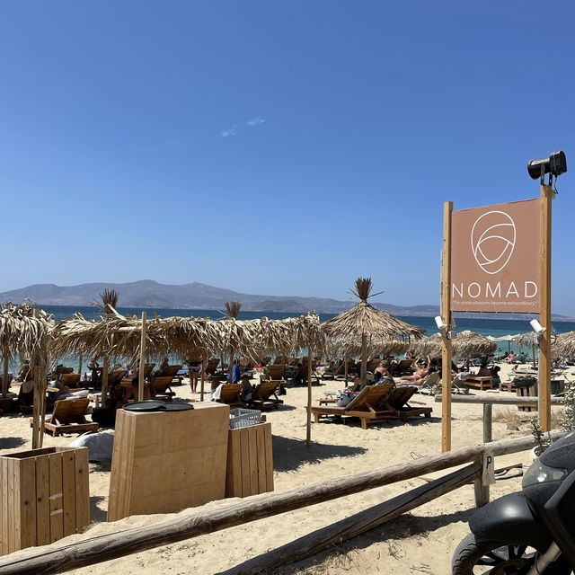 Nomad beach bar Naxos 