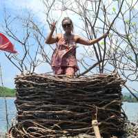 Casa Bolo in Alaminos in a "Bali-nest theme"
