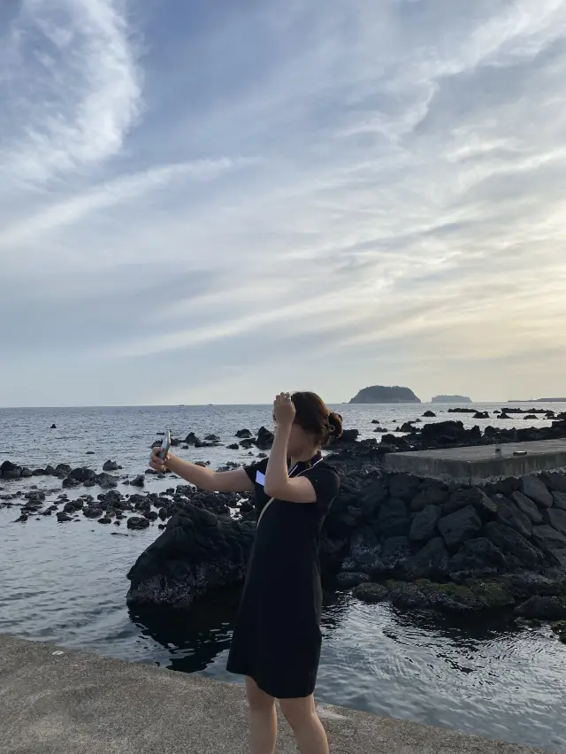 서귀포 문섬을 볼 수 있는 ‘구두미포구’