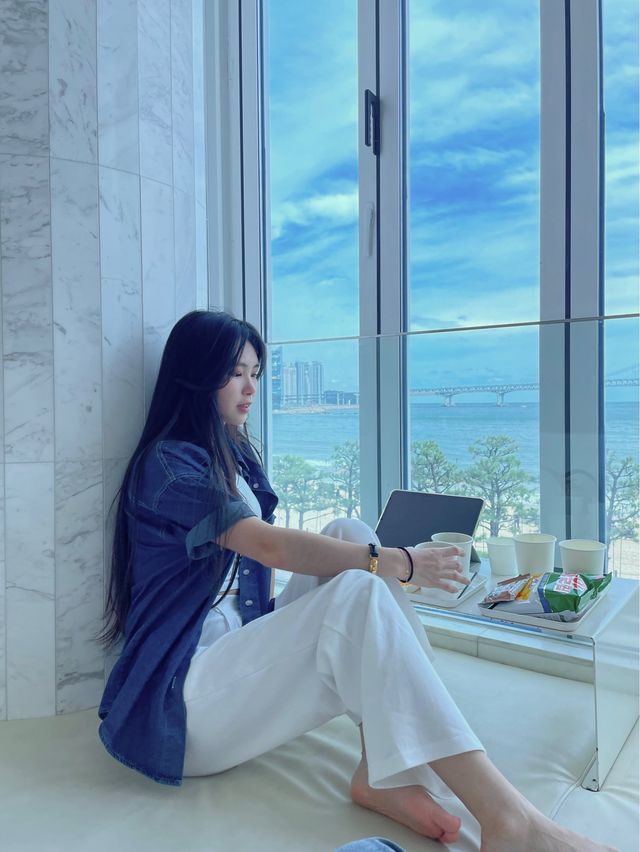 누워서 광안대교 보는 카페, 침대좌석이 있는 별침대