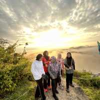 Hiking at Bukit Belacon Lahad Datu