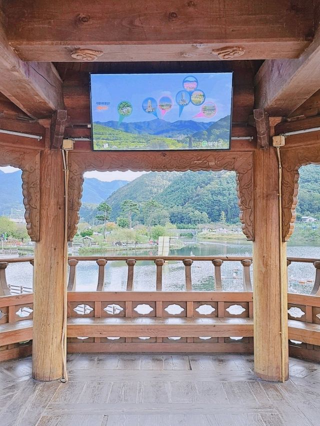 송해공원 백세정에서 달구경해요