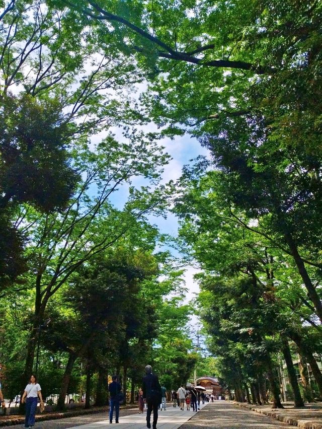 祈福參拜「大國魂神社」欣賞精緻木雕建築藝術