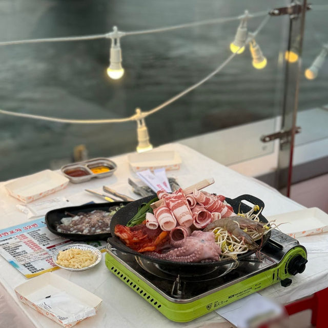 여수 오션뷰 삼합 맛집 낭만포차 32번 낭만도시