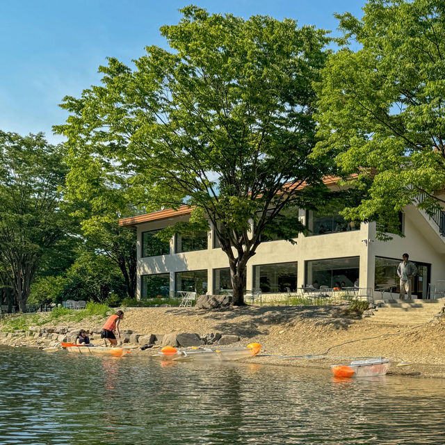 전주근교 핫플 🛶 무료카약체험 가능한 뷰맛집 이색카페 : 논산 카페벌곡 