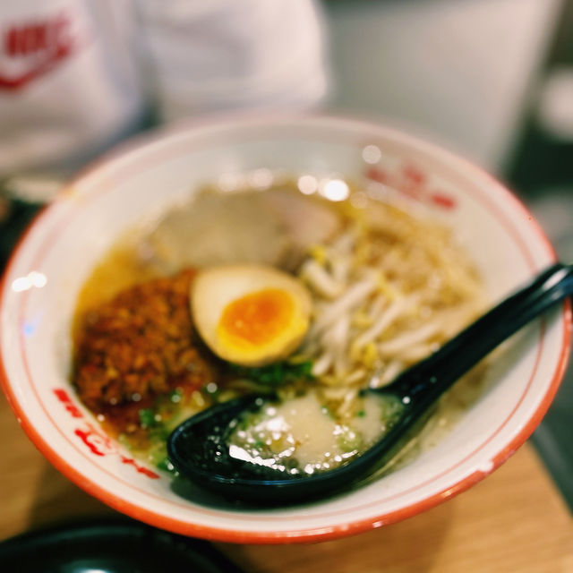 Hearty bowl of ramen at ajisen 