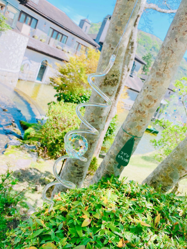 【箱根/ガラスの森美術館】展示以外にカフェも楽しめる🍨🥐