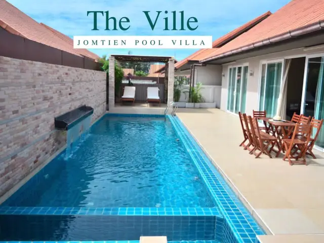 บ้านพักพลูวิลล่าพัทยาสระว่ายน้ำส่วนตัว