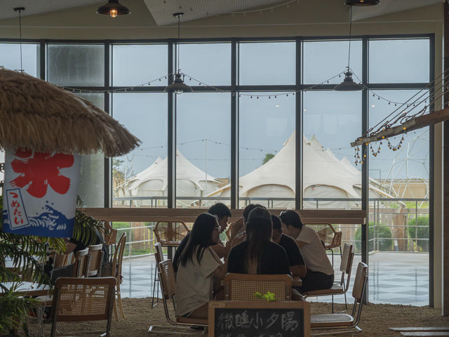 追夕陽、捉螃蟹.ᐟ 全台唯一濕地豪華露營