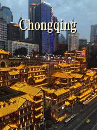 Hongyadong in Chongqing at Night is Magical 🇨🇳✨