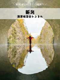 【新潟】🍁 秋の絶景！紅葉に包まれた清津峡渓谷トンネル 🍁