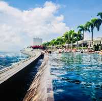 At the Top Infinity Pool of Marina Bay Sands 🇸🇬