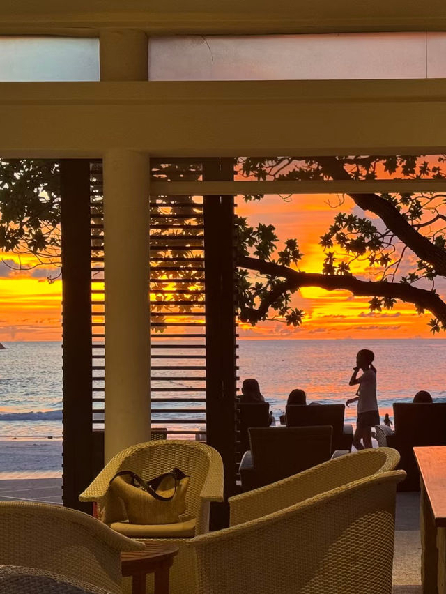 Sunset at The Racha