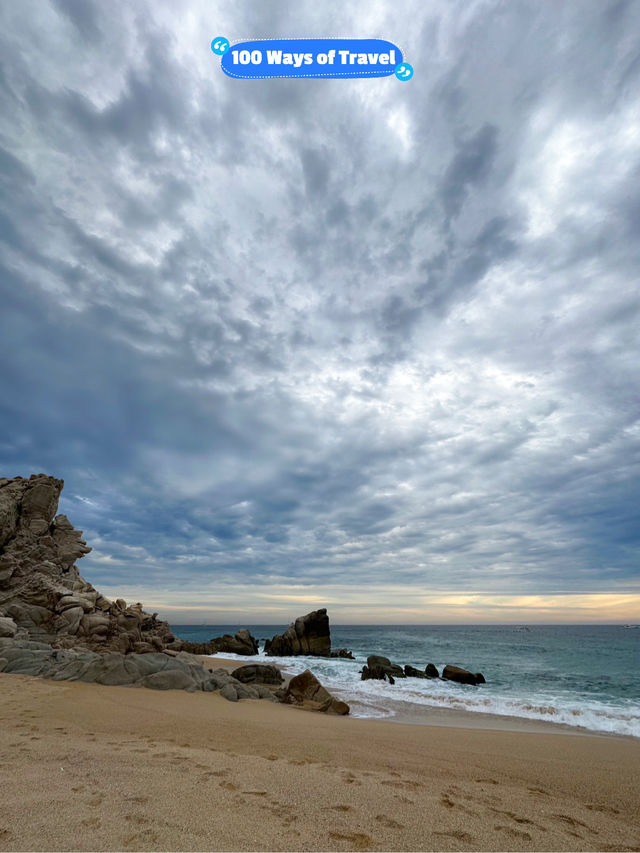 Stunning sunset beach In Los Cabos