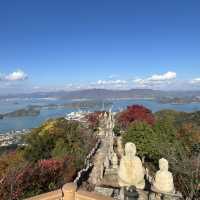 【広島県】因島の白滝山展望台で楽しむ紅葉と瀬戸内の絶景