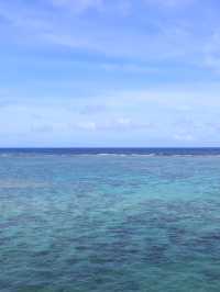 【沖縄🇯🇵】崖の上から眺める青い海